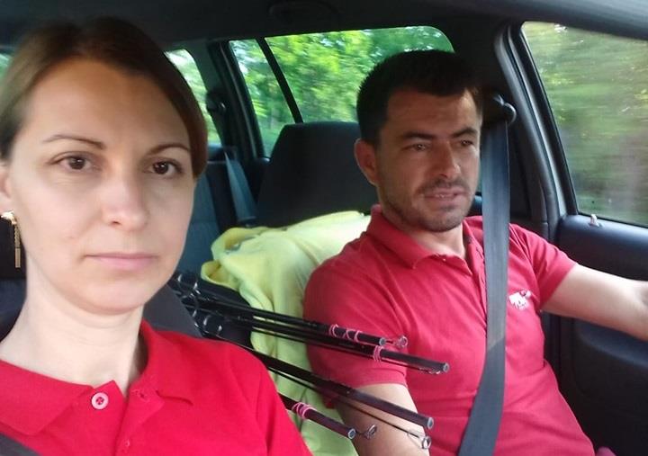 Familia perfecta de pescari.